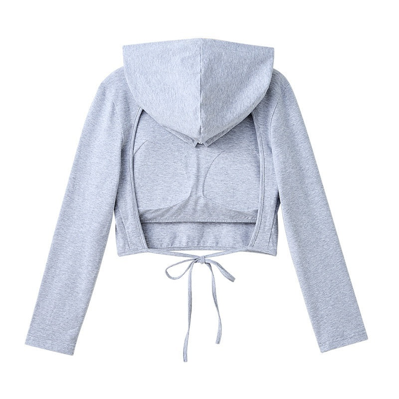 Stilren hoodie med smarta detaljer