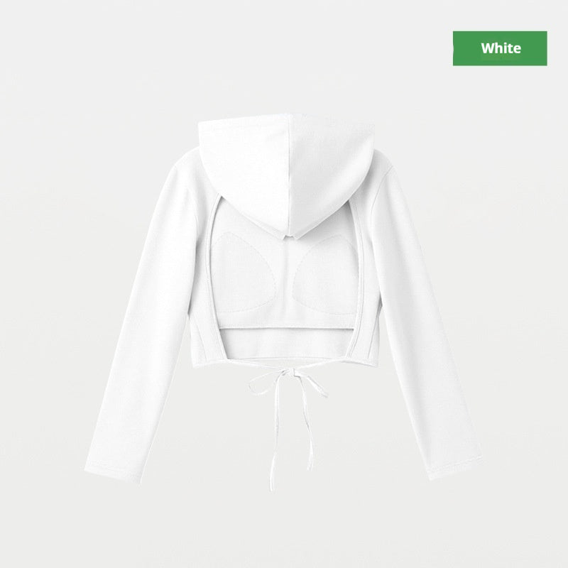 Skön hoodie med inbyggt stöd