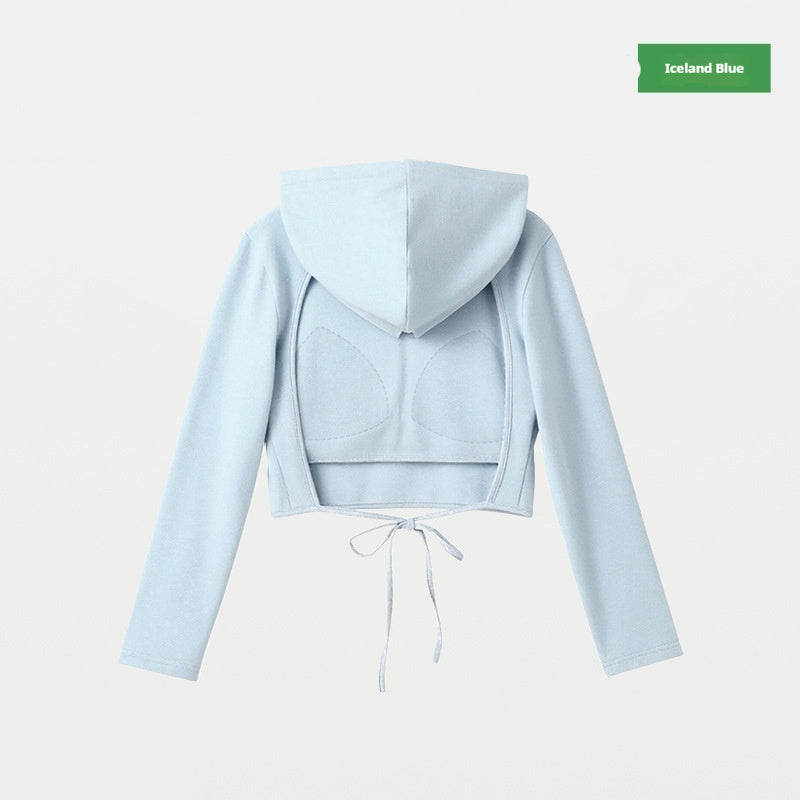 Skön hoodie med inbyggt stöd