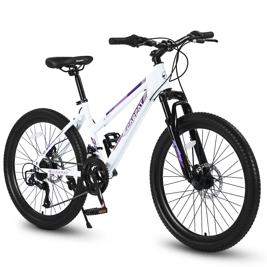 Tjejcykel med 21 växlar och skivbromsar
