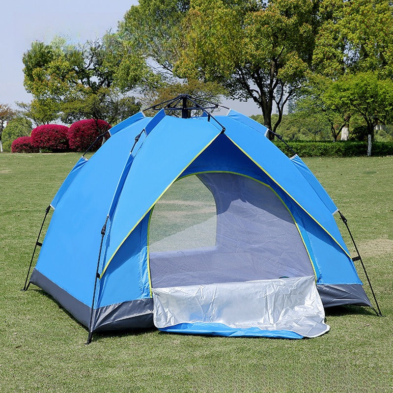 Snabbuppfällbart tält för camping