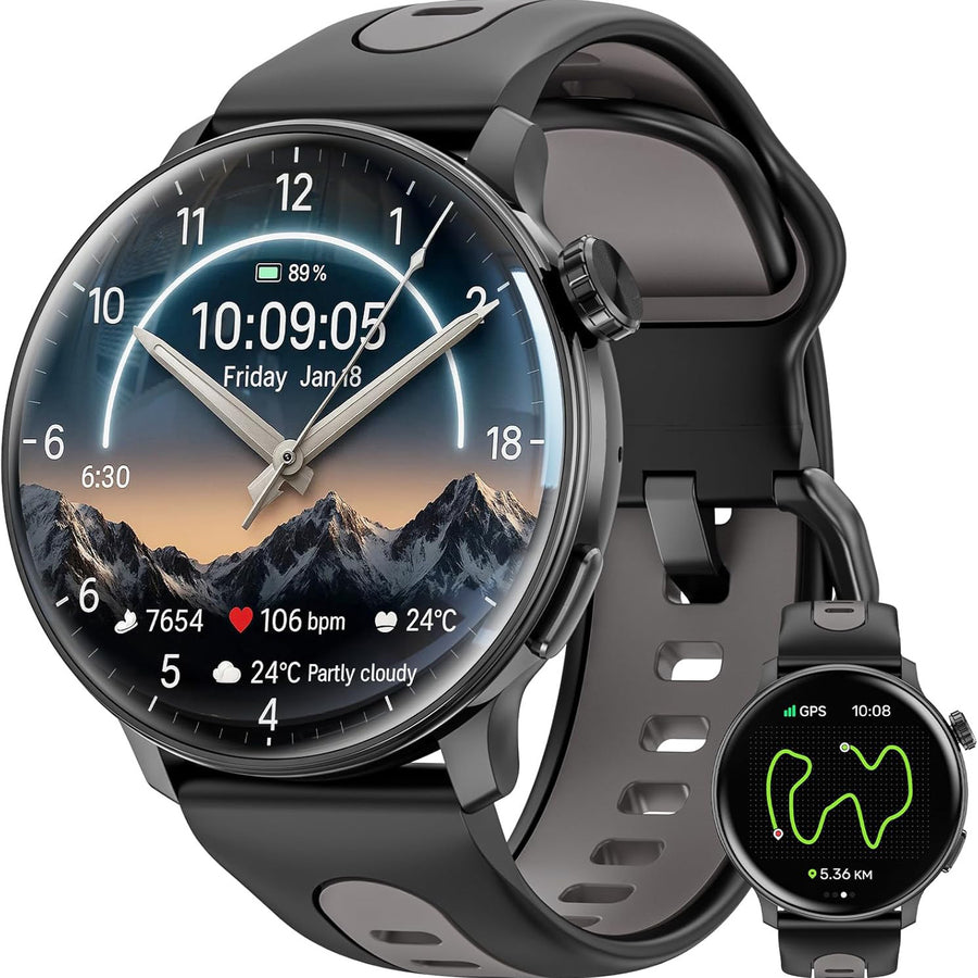Smartwatch med GPS för utomhusträning