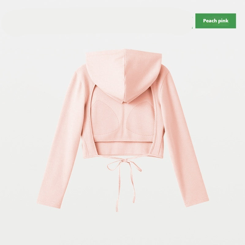 Skön hoodie med inbyggt stöd
