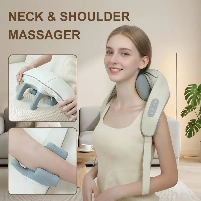 Massagekudde för nacke och axlar