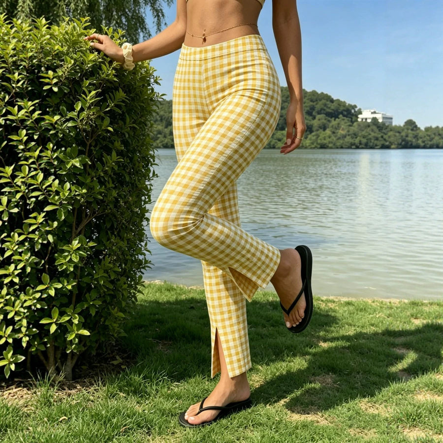 Höga stretchiga yogaleggings