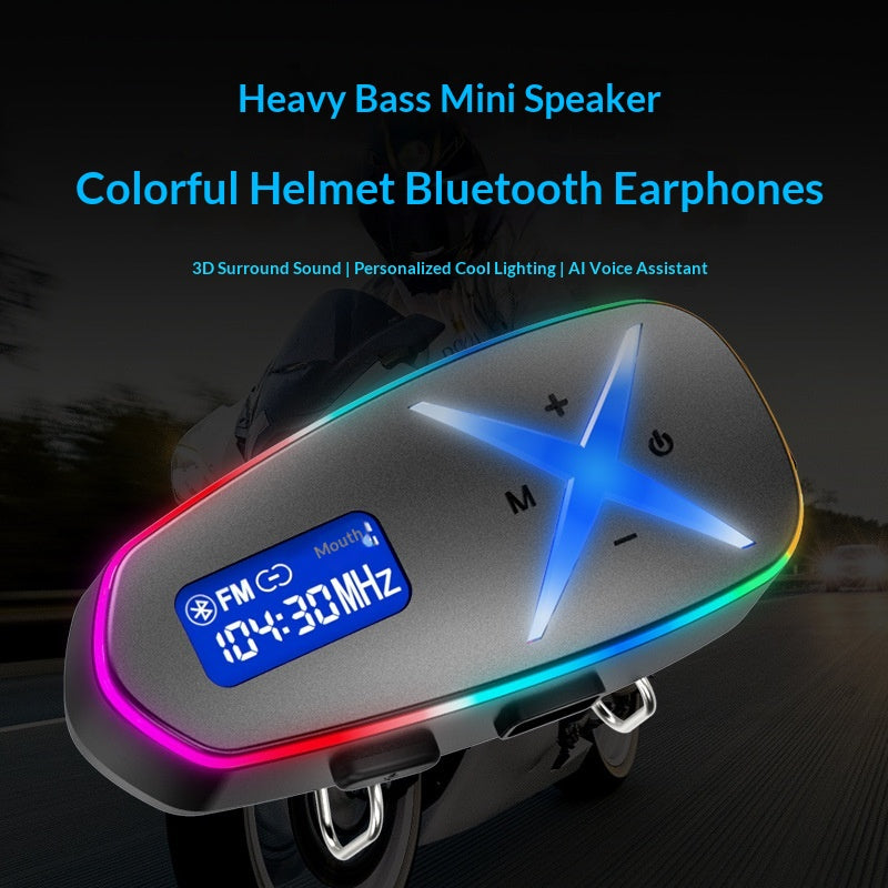 Graffitidesignat hjälmheadset med atmosfär