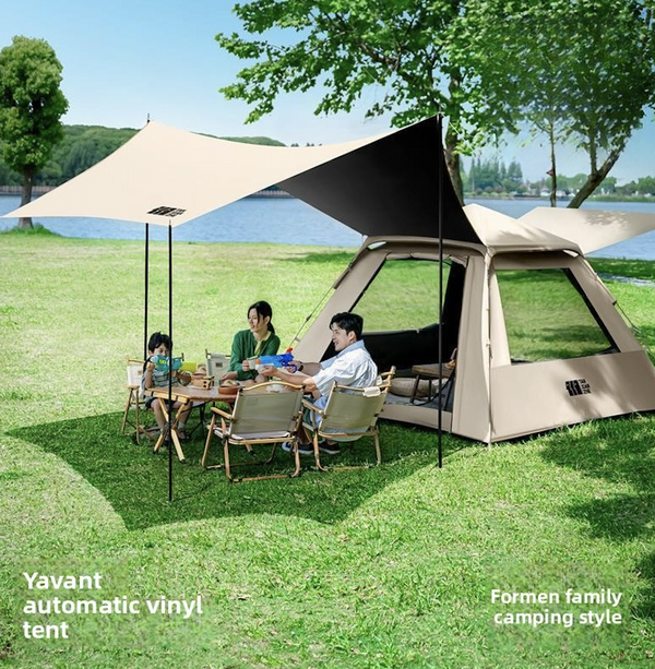 Smidig och automatisk campingtält
