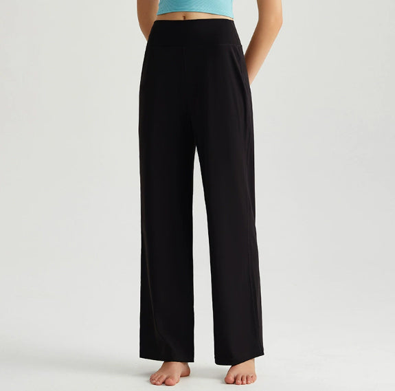 Stilrena yogabyxor med rak passform